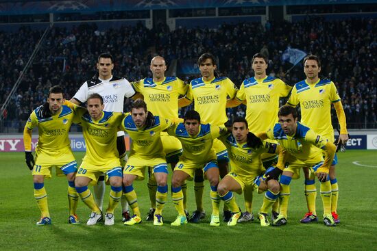 Football. Champions League. Match, "Zenit" - APOEL