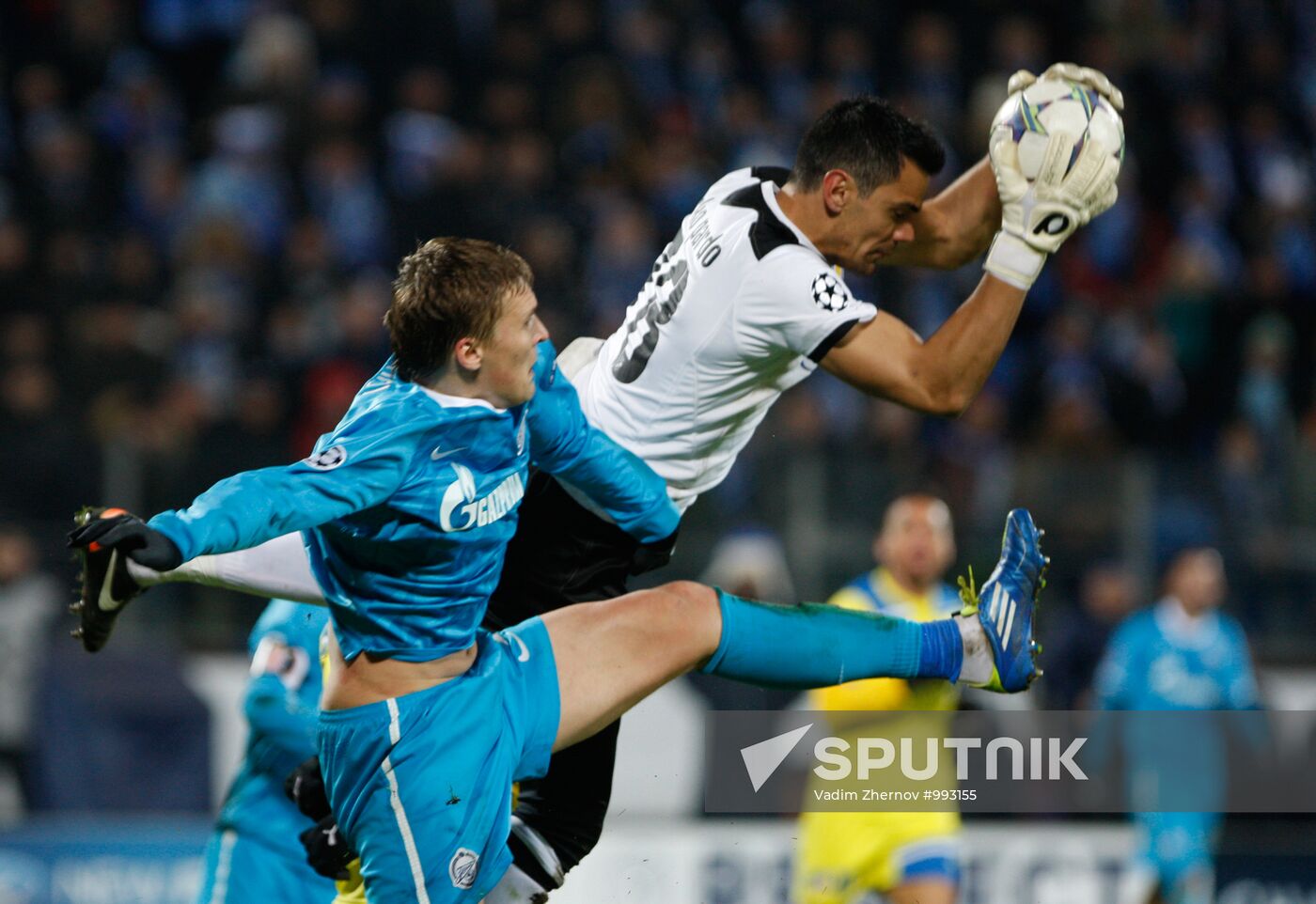 Football. Champions League. Match, "Zenit" - APOEL