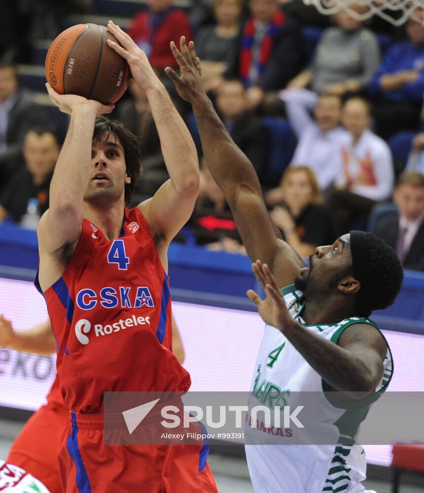 Euroleague Basketball. CSKA Moscow vs. Zalgiris