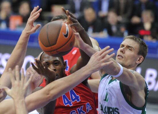 Euroleague Basketball. CSKA Moscow vs. Zalgiris