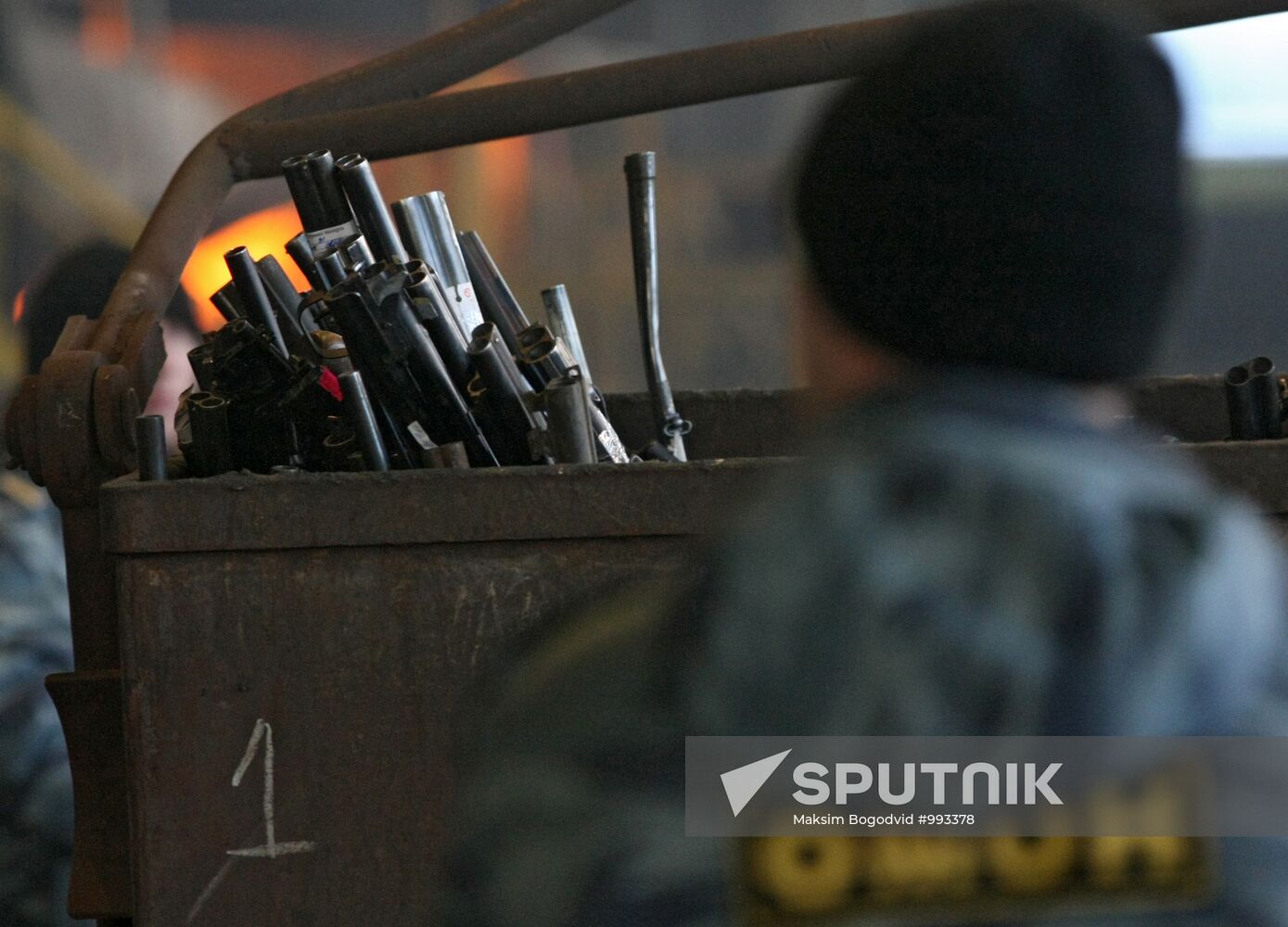 Kazankompressormash factory eliminates confiscated weapons