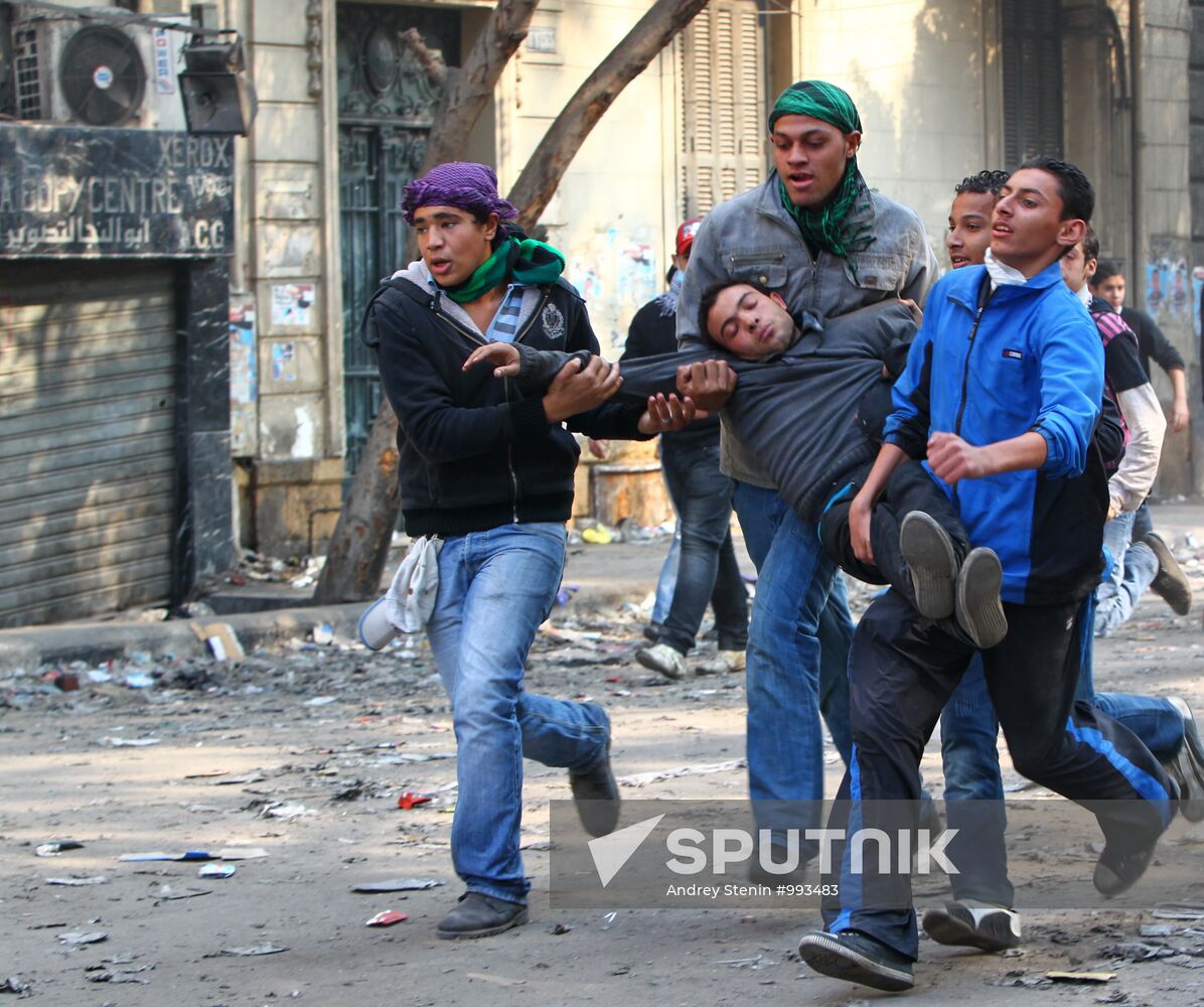 Riots in Egyptian capital