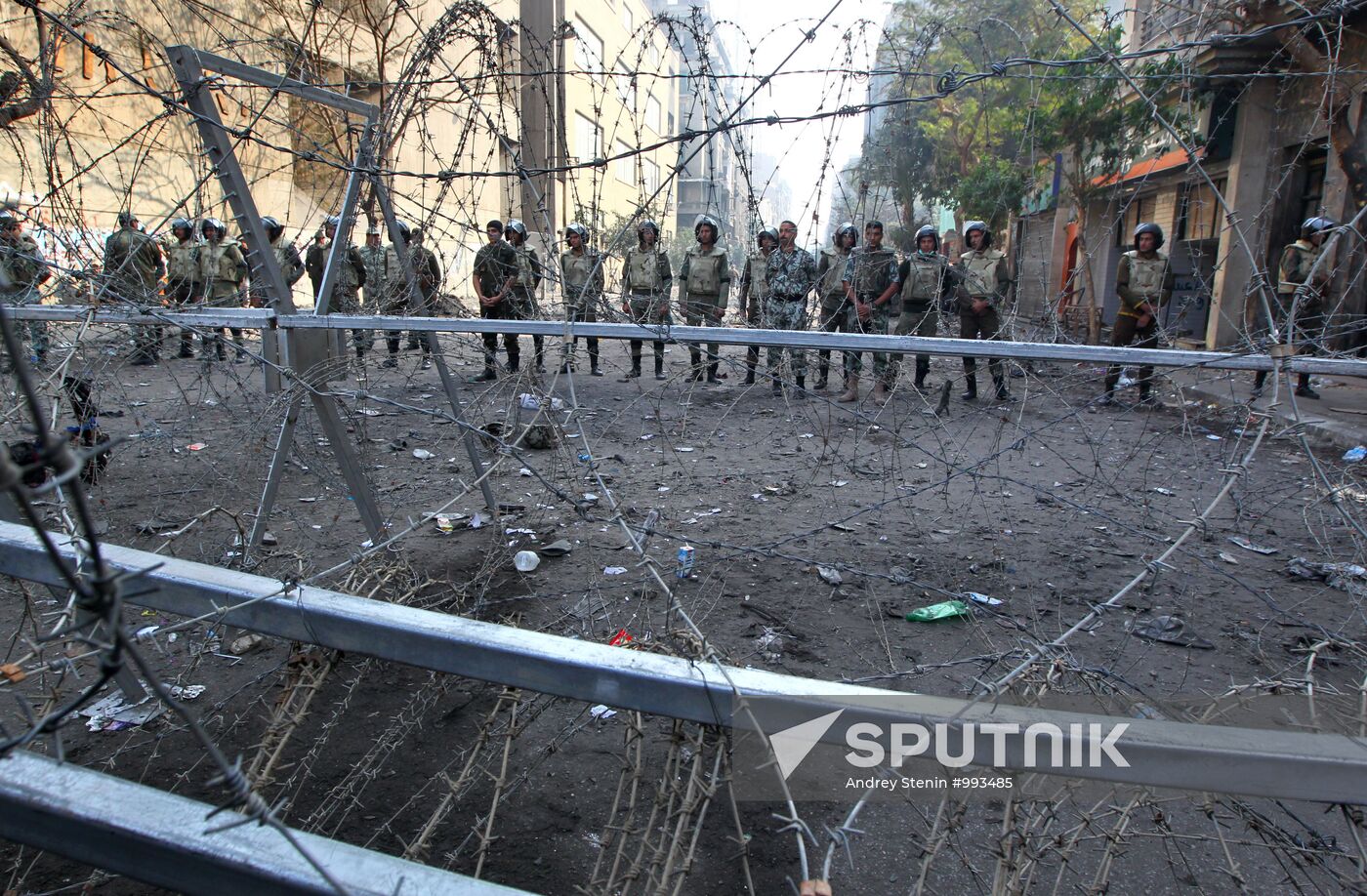 Riots in Egyptian capital