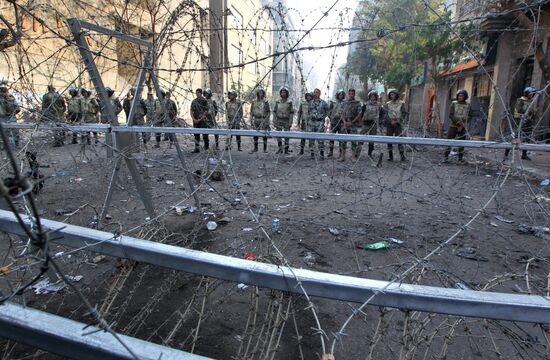 Riots in Egyptian capital