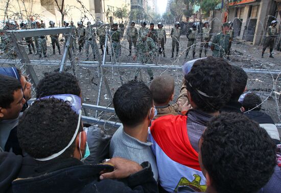 Riots in Egyptian capital
