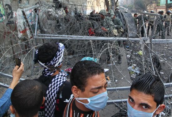 Riots in Egyptian capital