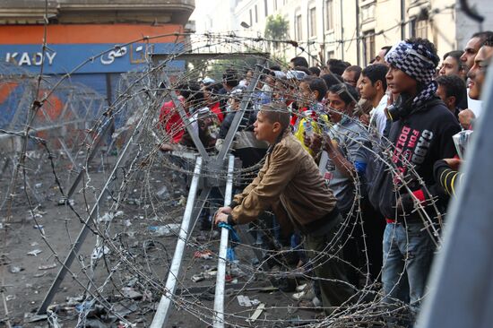 Riots in Egyptian capital