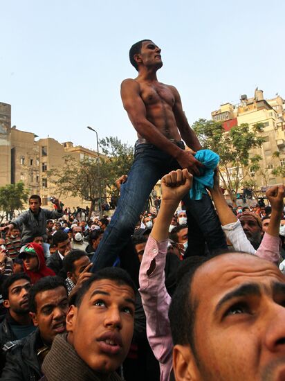 Riots in Egyptian capital