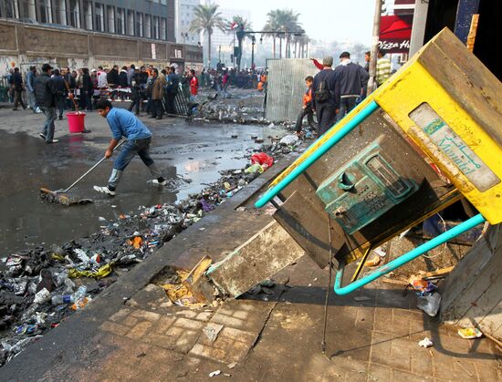 Continued riots in Egyptian capital