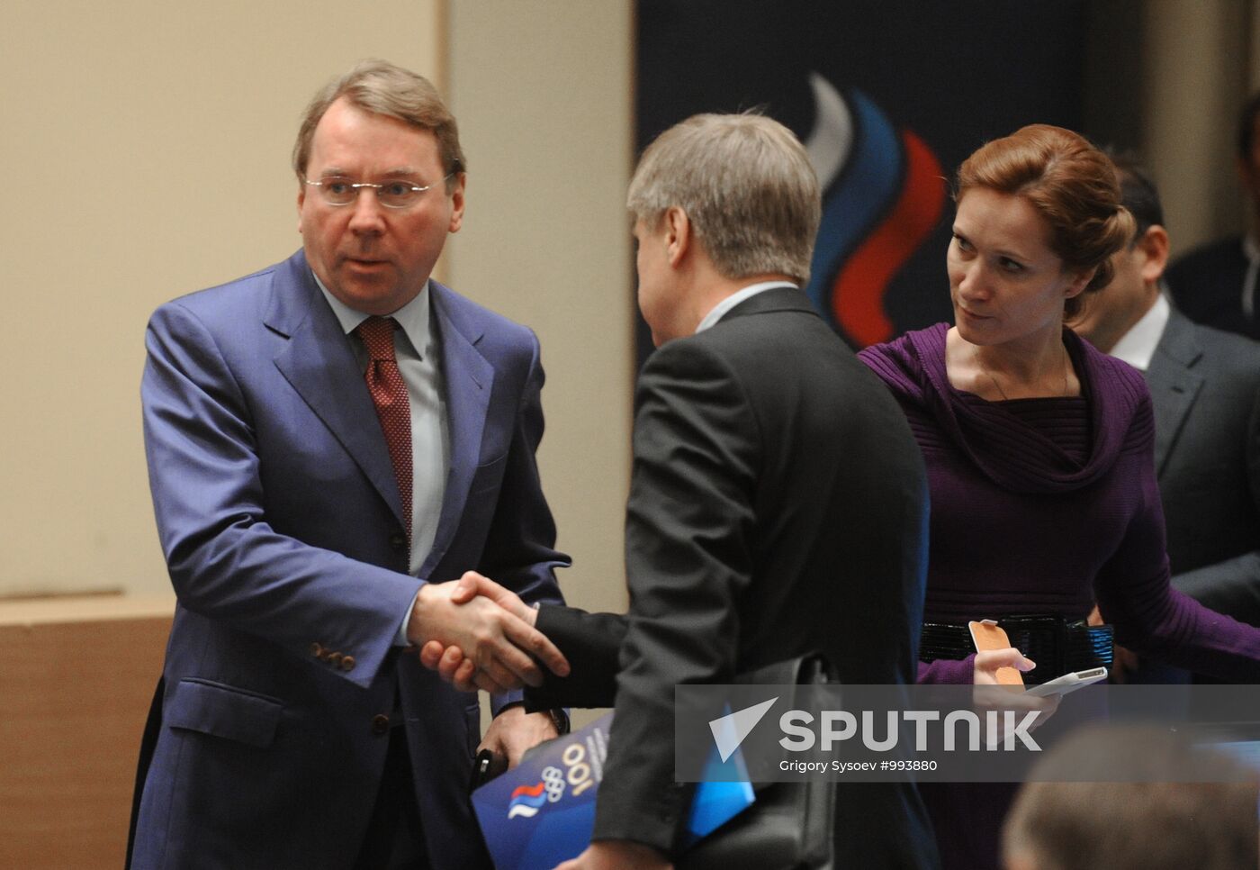 Meeting on 100th anniversary of Russian Olympic Committee