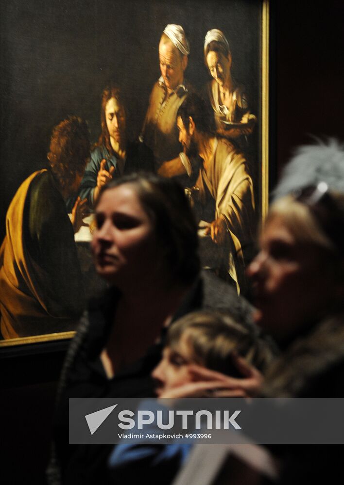 Caravaggio exhibition opens at Pushkin Museum of Fine Arts