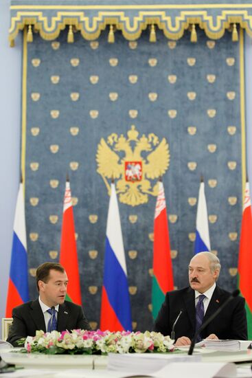 Meeting of Supreme Council of Russia-Belarus Union State