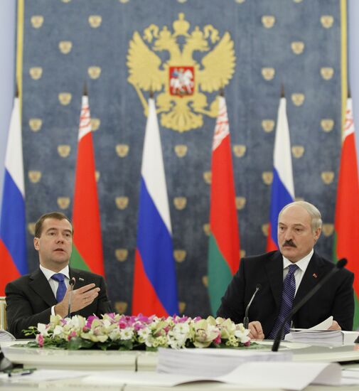 Meeting of Supreme Council of Russia-Belarus Union State
