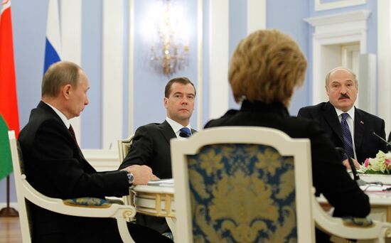 Meeting of Supreme Council of Russia-Belarus Union State