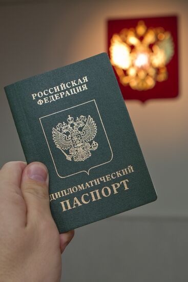 Russian diplomatic pasport