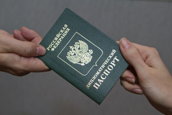 Russian diplomatic pasport