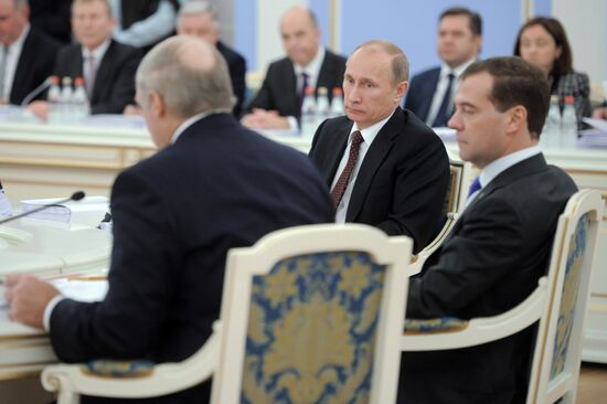 Meeting of Supreme Council of Russia-Belarus Union State