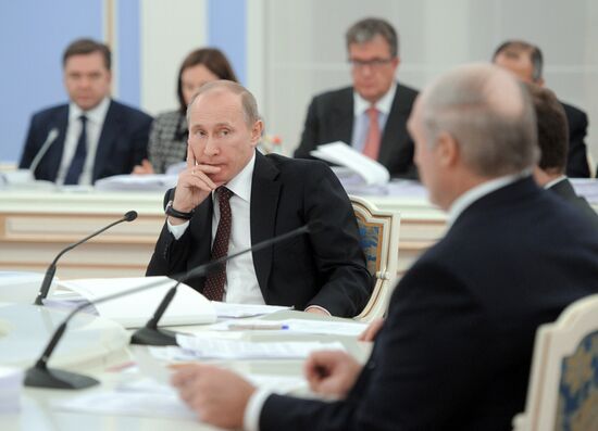 Meeting of Supreme Council of Russia-Belarus Union State