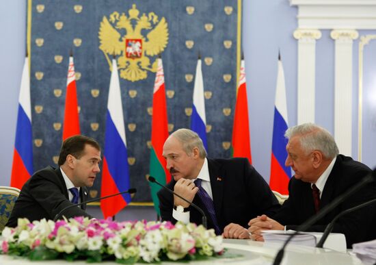 Meeting of Supreme Council of Russia-Belarus Union State
