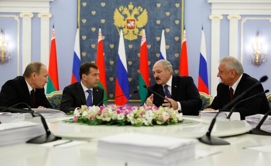 Meeting of Supreme Council of Russia-Belarus Union State