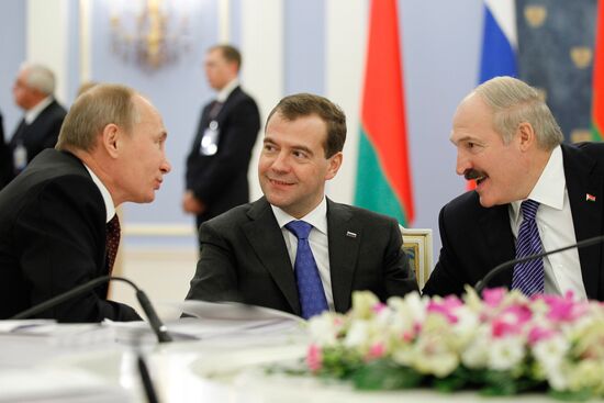 Union State of RF and Belarus' Supreme State Council meeting