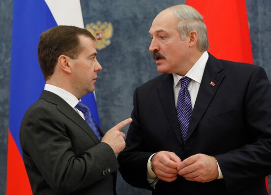 Union State of RF and Belarus' Supreme State Council meeting