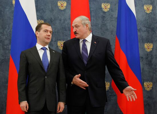 Union State of RF and Belarus' Supreme State Council meeting
