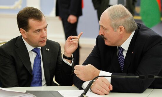 Union State of RF and Belarus' Supreme State Council meeting