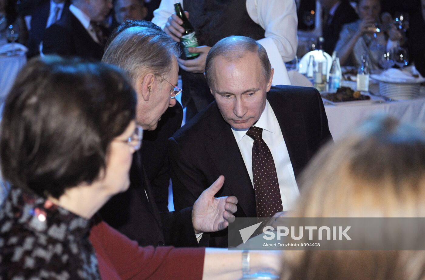 Vladimir Putin at a reception in Kremlin