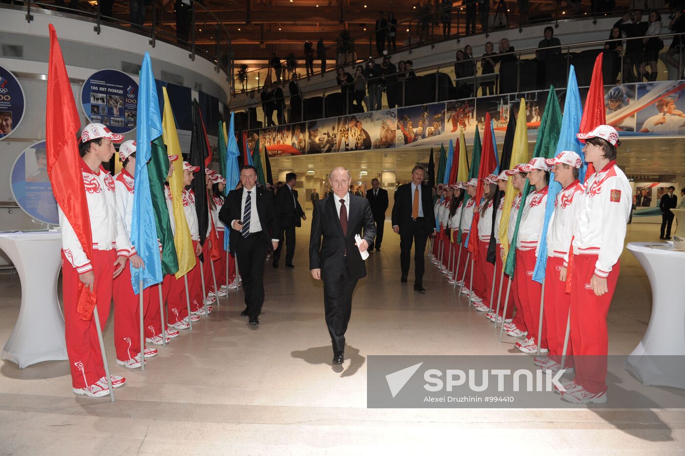 Vladimir Putin at a reception in Kremlin