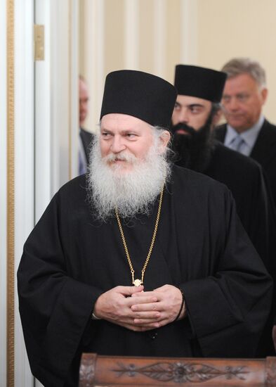 Vladimir Putin meets with Archimandrite Ephraim, Monk Nektarios
