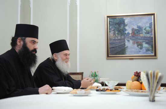 Vladimir Putin meets with Archimandrite Ephraim, Monk Nektarios
