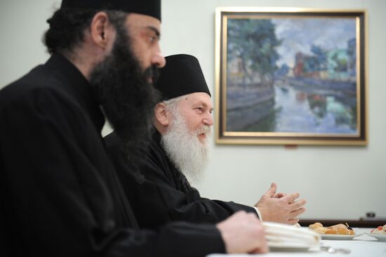 Vladimir Putin meets with Archimandrite Ephraim, Monk Nektarios