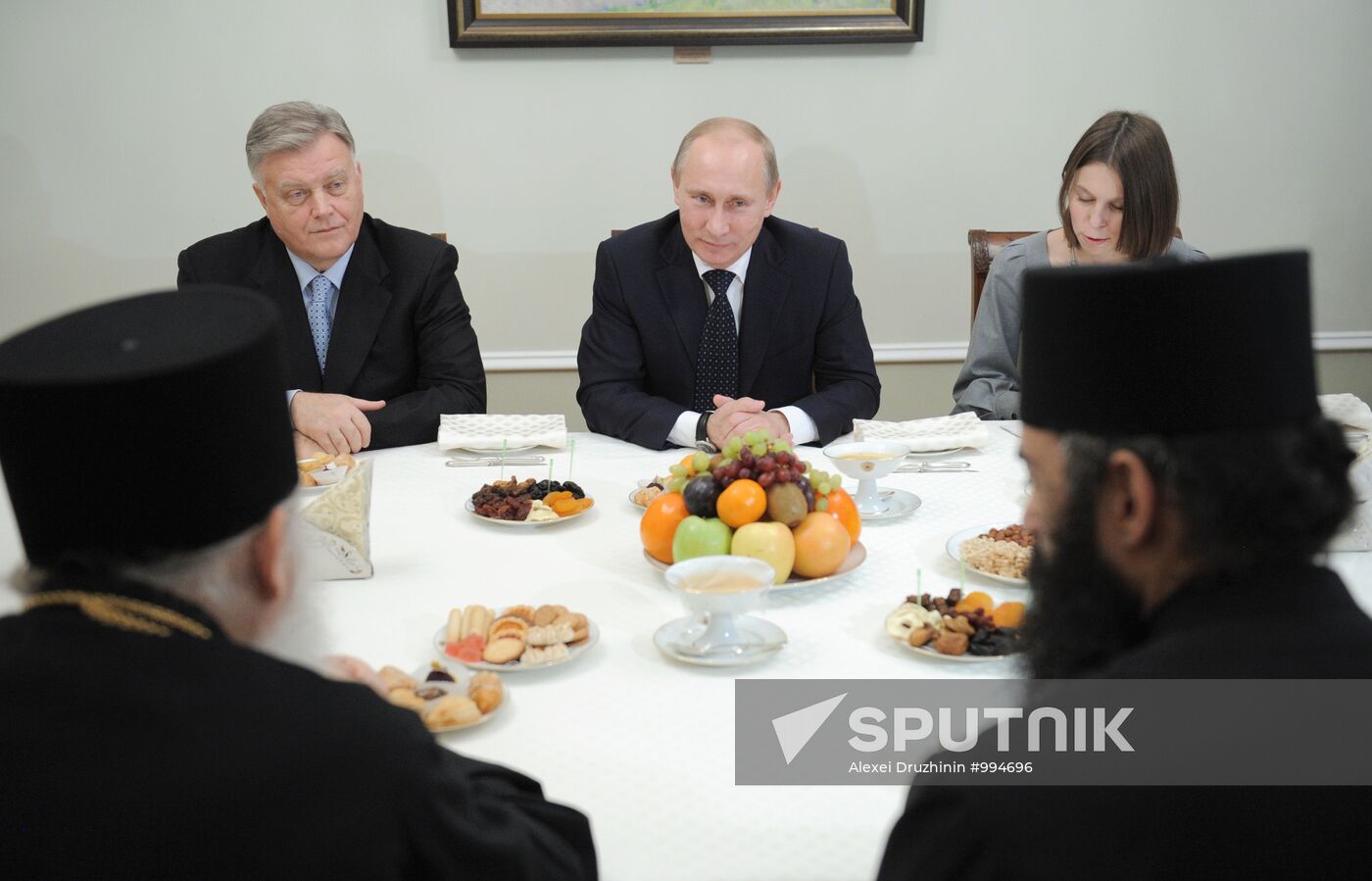 Vladimir Putin meets with Archimandrite Ephraim, Monk Nektarios
