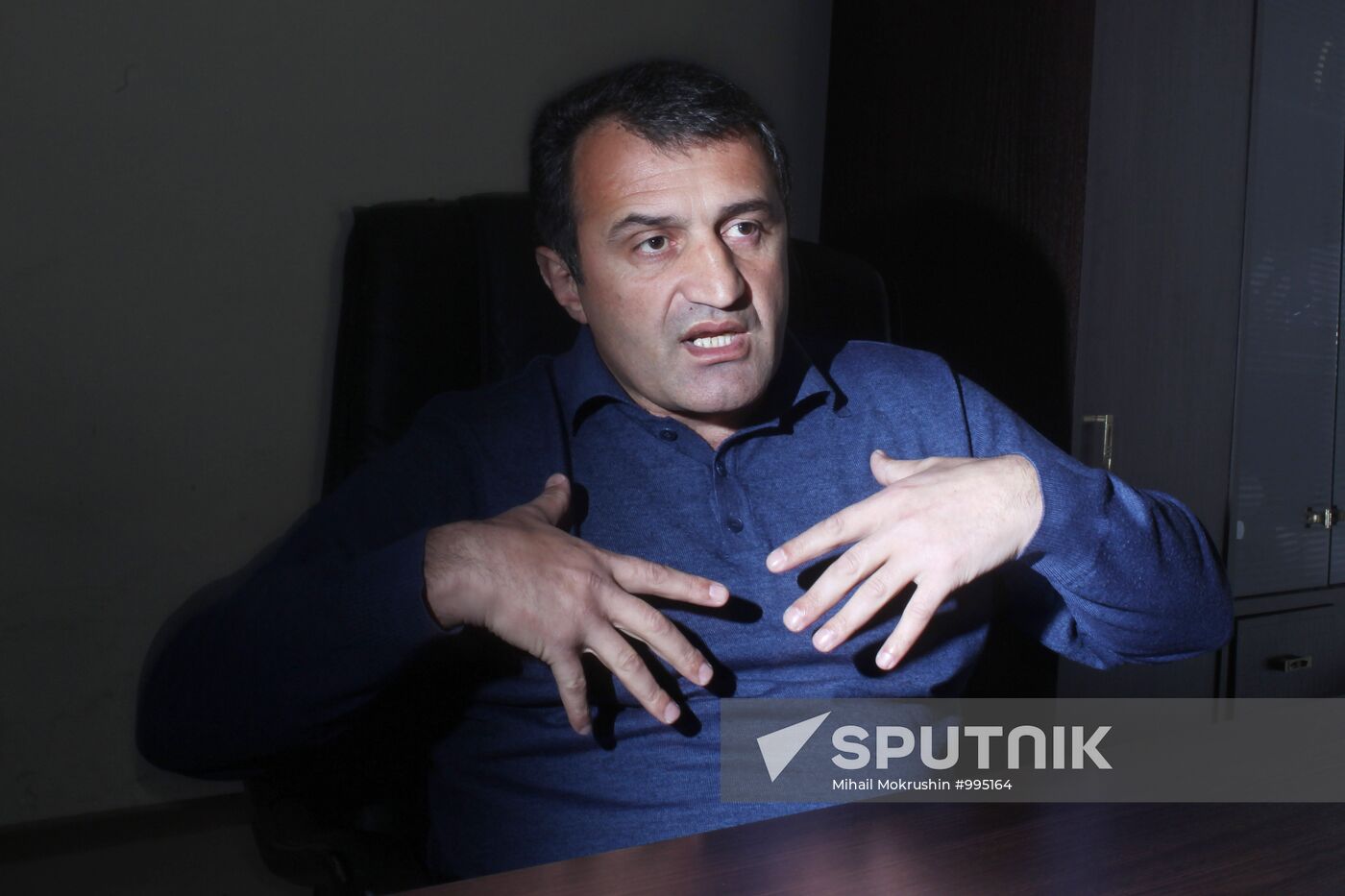 South Ossetian presidential candidate Anatoly Bibilov
