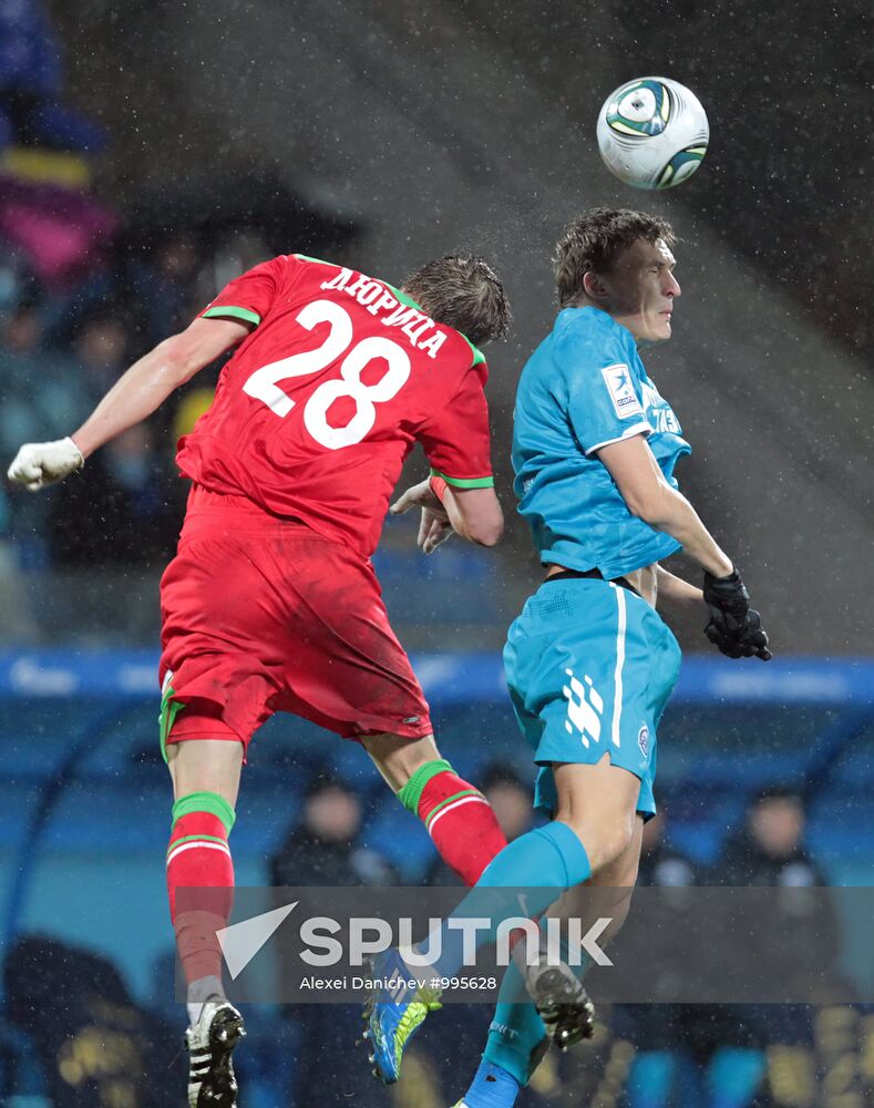 Football. Premier League Match Zenit - Lokomotiv