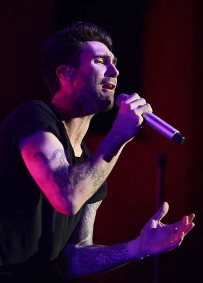 Maroon 5 group in concert