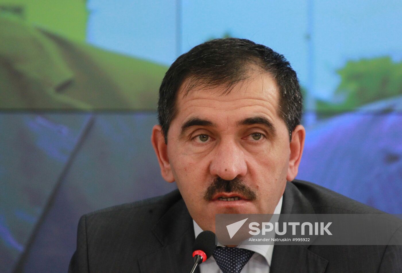 Press conference of Yunus-bek Yevkurov, head of Ingushetia