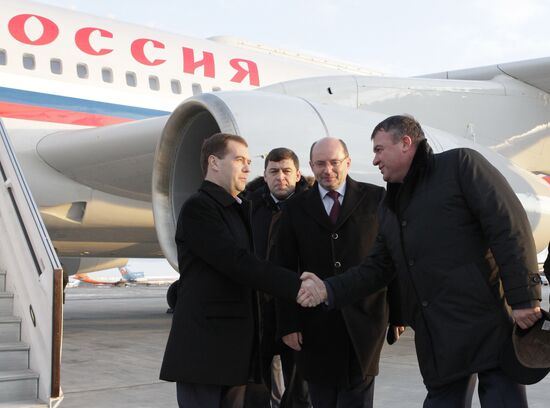 Dmitry Medvedev on working visit to Urals Federal District