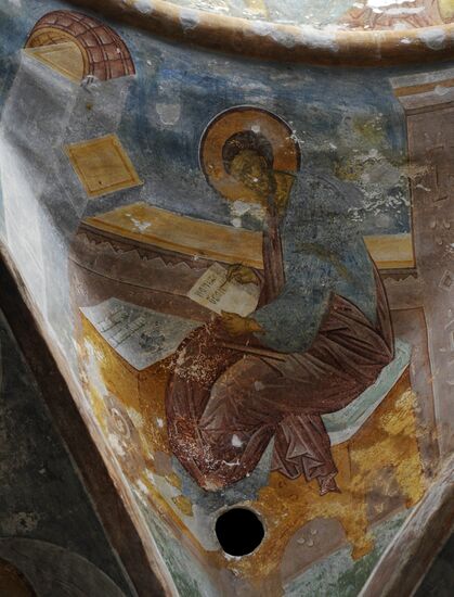 Frescoes by icon painter Dionysius Virgin Nativity Cathdedral