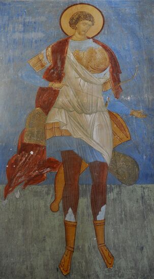 Frescoes by icon painter Dionysius Virgin Nativity Cathdedral
