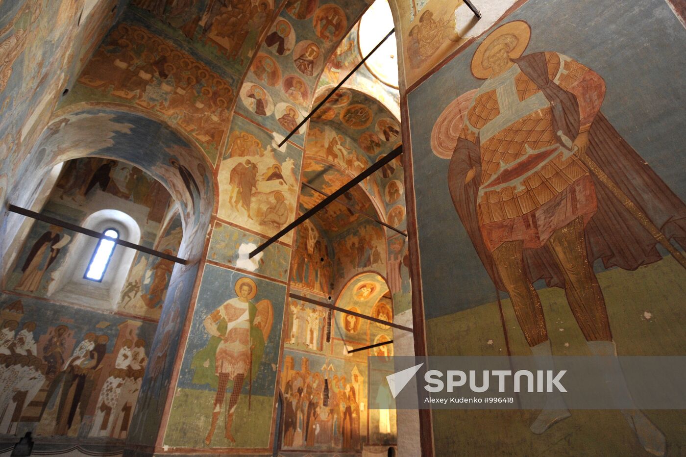 Frescoes by icon painter Dionysius Virgin Nativity Cathdedral