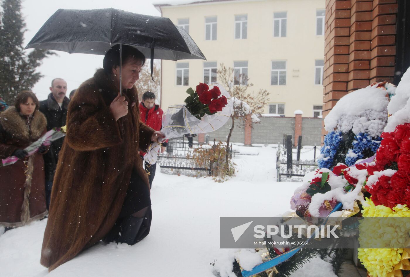 Rally of Alla Djioyeva's advocates in Tskhinval