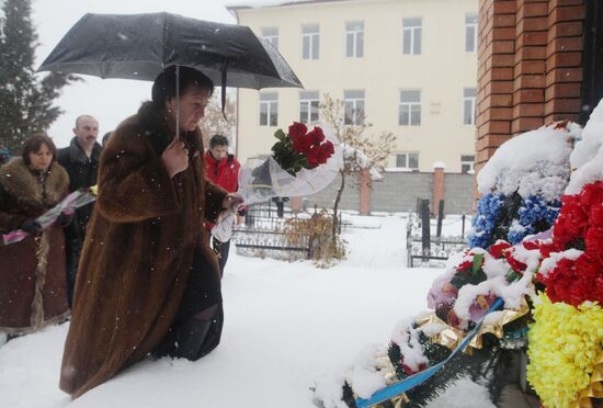 Rally of Alla Djioyeva's advocates in Tskhinval