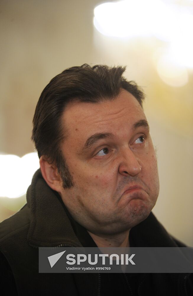 Dress rehearsal of opera "Boris Godunov" at Bolshoi Theatre