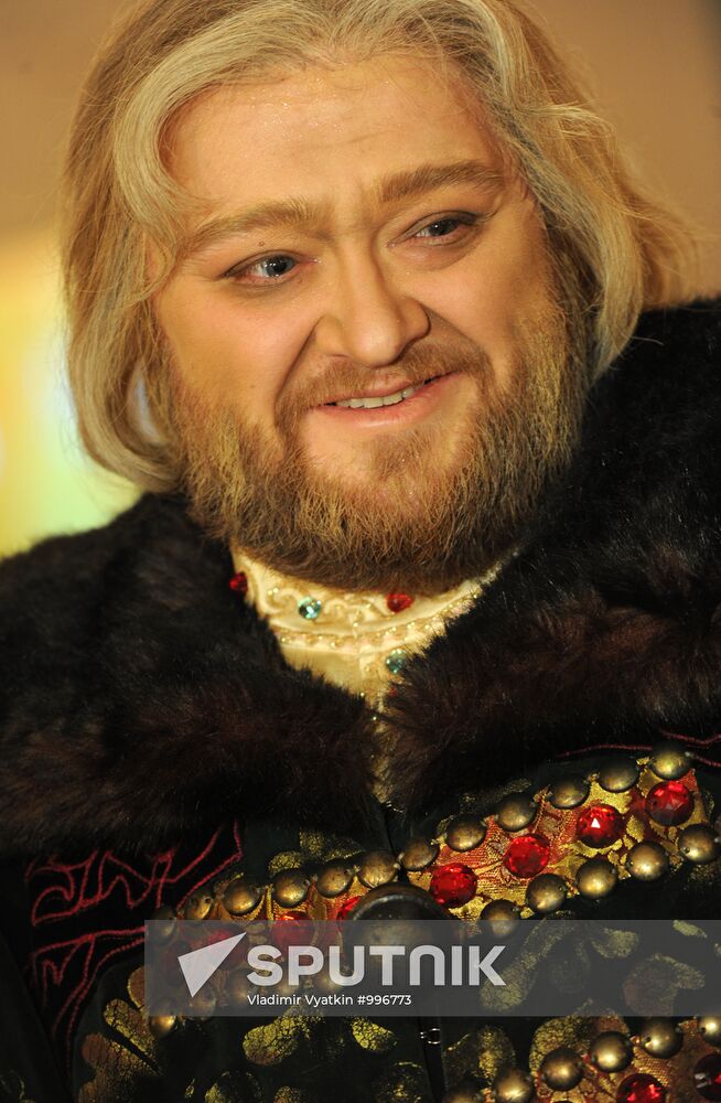 Dress rehearsal of opera "Boris Godunov" at Bolshoi Theatre