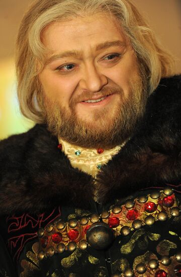 Dress rehearsal of opera "Boris Godunov" at Bolshoi Theatre