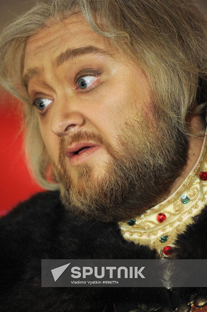 Dress rehearsal of opera "Boris Godunov" at Bolshoi Theatre