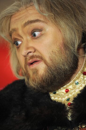 Dress rehearsal of opera "Boris Godunov" at Bolshoi Theatre