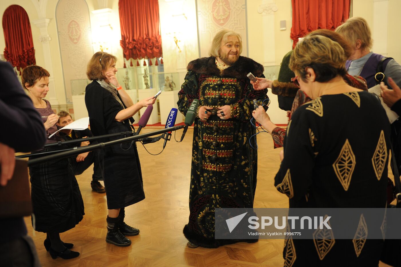 Dress rehearsal of opera "Boris Godunov" at Bolshoi Theatre